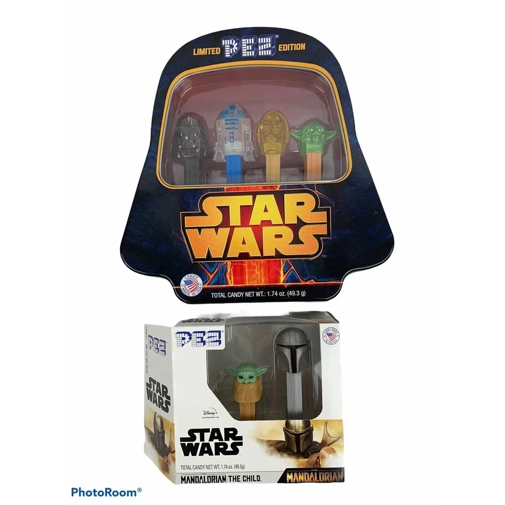 Starwars Pez Dispensers Two‎ Unused
